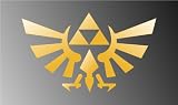 LEGEND OF ZELDA TRIFORCE NINTENDO WII STICKER DECAL 4x7