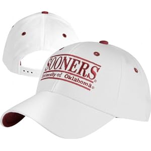 Oklahoma Sooners ''The Game'' Classic White Nickname Bar Adjustable Hat