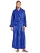 Royal Resort Collection: Luxury Shawl Robe - Terry Velour BathRobe, 100% Turkish Cotton, Color: Sapphire Blue, UNISEX - Size: Universal