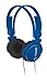 Kidz Gear Fold-Flat Travel Headphones - Blue