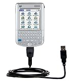 Gomadic for the PalmOne palm Tungsten C - Classic Straight USB Cable for the PalmOne Tungsten C with Power Hot Sync and Charge capabilities - Gomadic Brand w/ TipExchange Technology