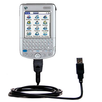 Classic Straight USB Cable for the Palm palm Tungsten C with Power Hot Sync and Charge capabilities - uses Gomadic TipExchange Technology