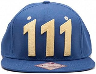 Fallout 4 vault 111 PS4 Xbox Official New Blue Snapback Baseball Cap
