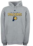 Indiana Pacers Grey adidas True Fleece Hooded Sweatshirt