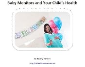 Baby Monitors and Your Child's Health