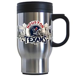 Siskiyou Sports Houston Texans 18 oz  NFL Stainless Steel Travel Mug