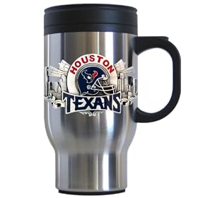 Siskiyou Sports Houston Texans 18 oz  NFL Stainless Steel Travel Mug