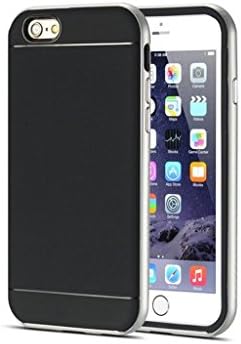 iPhone 6s Plus Case,Wholesco [Neo Hybrid Carbon] Carbon Fiber Slim Fit + Reinforced bumper protection for Iphone 6 Plus (SILVER)