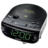 Buy Sony Dream Machine Dual Alarm Clock CD Player with AM FM Stereo Radio Tuner,...