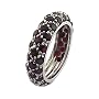 Studio 54 Bague Femme en Argent 925 Blanc avec Gre&hellip de Gioie