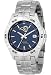 Support your favorite team with our exclusive St. Louis Rams analog watch. Textured navy and gold 
tone logo dial is set in a stainless steel case with a comfortable contour bracelet.