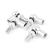 uxcell　L型ロッドエンドベアリング　ボールジョイントロッドエンドベアリング　オス‐メスネジ　8mm　4個