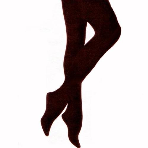 Brown Nicole Miller Solid Micro Fiber Tights