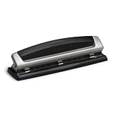 Swingline Precision Pro Desktop Paper Punch in Black and Silver (A7074037A)