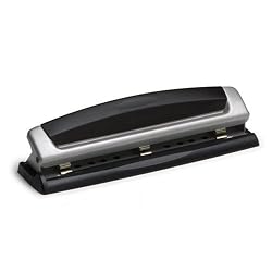 Swingline Precision Pro Black and Silver Desktop Paper Punch (A7074037A)