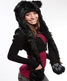 Black cat City Hunter Animal FULL Hoods Spirit hoods Hat