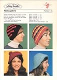Silver Needles Crochet Pattern, Hats Galore, Leaflet Number 6