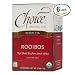 Choice Organic Rooibos, Red Bush Tea, Caffine Free, 16-Count Box (Pack of 6)