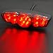 Custom Look LED Brake Stop Tail Light Taillight Smoke For Yamaha YZF600 FZR600 FZR 600 YZF R6 R1 VMax V Max Virago XV 250 535 750 1100 RD XS XJ 400 500 550 600 650 750 850 1100