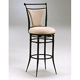 Cierra Swivel Counter Stool Beige