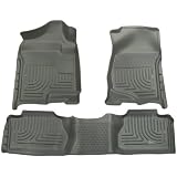 Husky Liners 98212 Grey Custom Fit Front and Second Seat Floor Liner Set