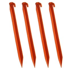 12" Tent Pegs - Set of 4 - Non Rust ABS Pegs