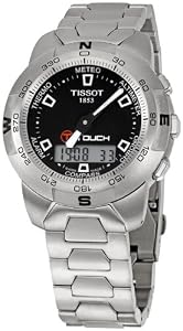 Tissot T-Touch Steel Analog/Digital Multifunction Black Mens Watch T33.1.588.51