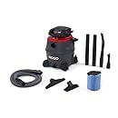 Ridgid 50343 Wet/Dry Vacuum with Detachable Blower, 16 gallon, Red