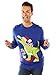 Men's Ugly Christmas Sweater - Blue T-Rex Sweater