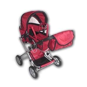 BASSINET DOLL STROLLER 3-1 -#9333 by