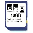 16GB Speicherkarte für Nikon Coolpix S32