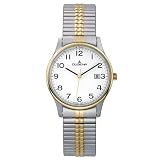 DUGENA CLASSIC Herrenuhr Quarzuhr mit Metallband  4460367