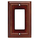 Liberty Hardware 126341 Wood Architectural WP Collect 3.39 Inch Switch Plate - Espresso