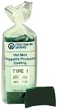 Precision Brand Type 1 Hot Melt Strippable Protective Coating, Transparent Red Color, 5 Pound Package