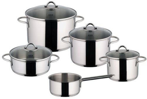Fissler 8211905000 Topf-Set Gourmet Montana, 5-teilig, induktionsgeeignet