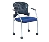 IMAGE OF Perforated Back Designer Fabric Conference Chair