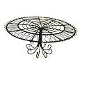 Wire Vintage Look Cake Stand on Pedestal - French Country