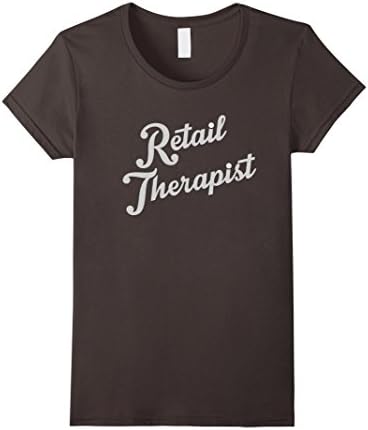 Women's Amazon Fashion Shirt - Retail Therapist Shirt XL Asphalt