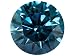 MIN .40CT MM VARIES ROUND IRRADIATED BLUE DIAMOND