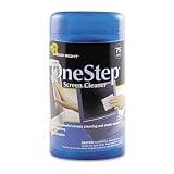 Read Right Onestep CRT Screen Cleaner Wet Wipes Cloth 5-1/4 X 5-3/4 75/Tub Nonstreaking