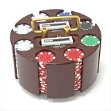from CQ Poker CQ Poker 200 11.5 Gram Chips in Wooden Carousel