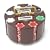 CQ Poker 200 11.5 Gram Chips in Wooden Carousel