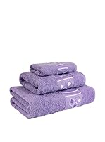 Flor De Algodón Juego De Toallas Vibration (Violeta)