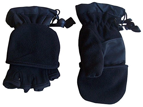 N'Ice Caps Big And Little Kids Thinsulate Lined Converter Fingerless Glove To Mitten