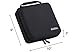 Essential Oil Carrying Case (Black) Holds 30 Bottles - 5ml, 10ml, 15ml. High Quality, Durable Nylon Shell Exterior w/ Flexible EVA Foam for Safe Protection