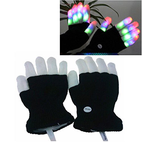 Luwint Children LED Finger Light Gloves