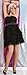 Cocktail Minikleid schwarz mit Volant Gothic Spitze