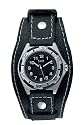 Club Kinderuhr / Jugenduhr A76139S5A Lederband, 5 bar, Schwarz