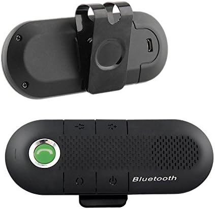 KREN Bluetooth 4.1 Wireless Hands-Free In-car Speakerphone Car kit, Enjoy Long talking time echo and noise-free conversations when you are driving