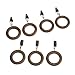 Elite Home Fashions Window Wooden Rings